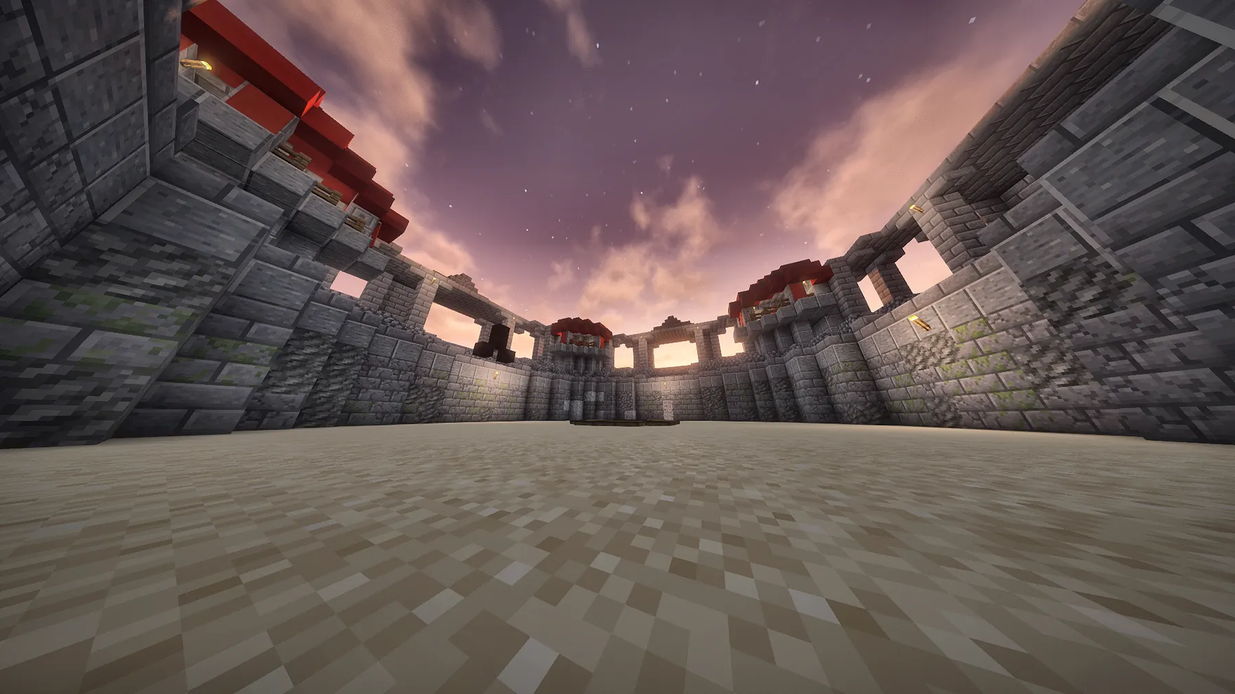 Interior of the PvP arena
