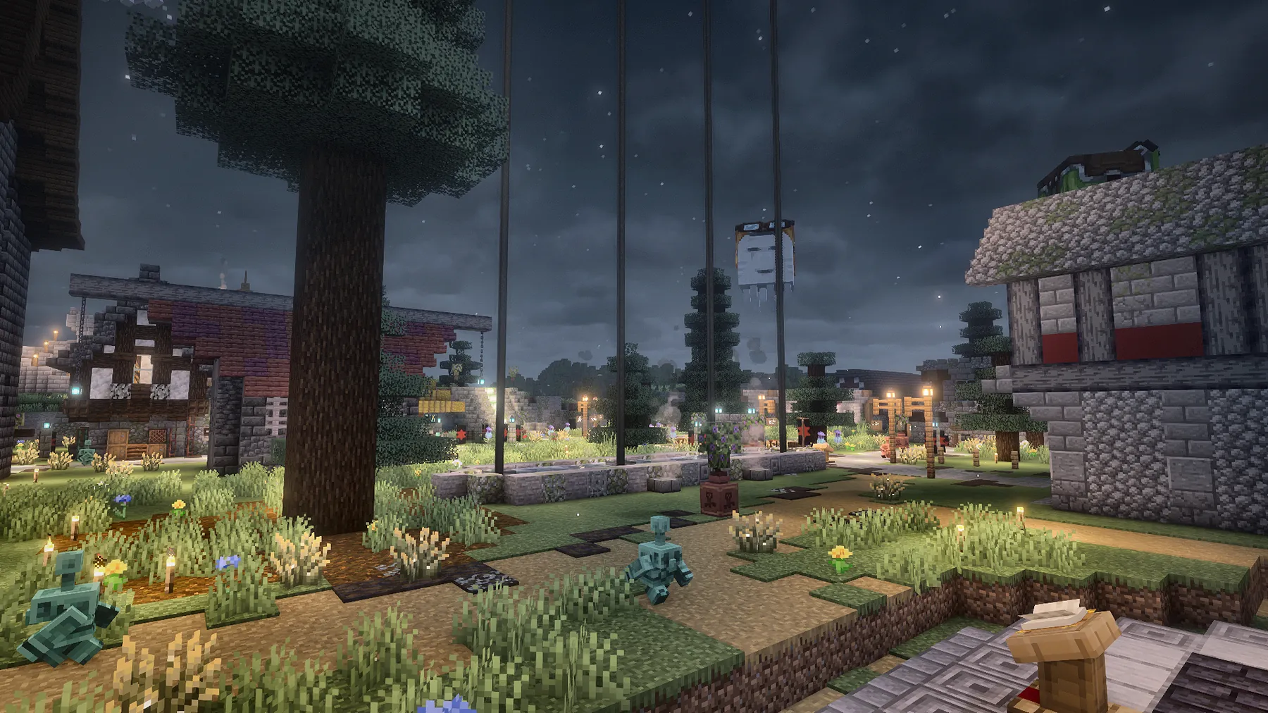 Downtown Blackstar and its community paths
